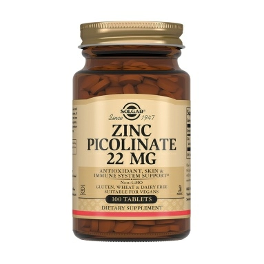 Solgar Пиколинат цинка, БАД таблетки №100