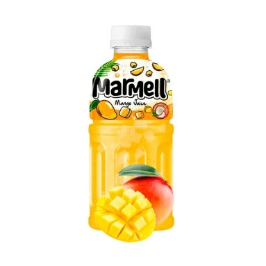 Напиток "Ната де коко" безалкогольный негазированный пастеризованный с кусочками кокосового желе со вкусом манго, 0,32 л, ПЭТ