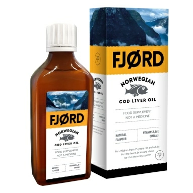 Фьорд FJORD Норвежский рыбий жир из печени трески 200 мл