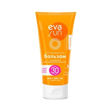 EVA SUN Солнцезащитный бальзам с витамином Е для чувствительной кожи с солнцезащитным фактором 30 150 мл