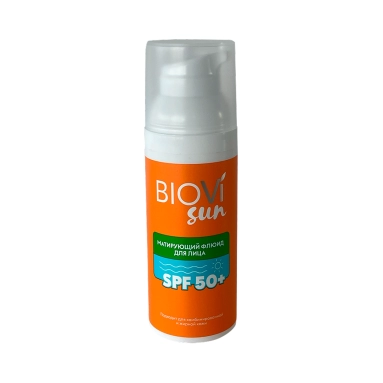 BIOVI Sun Матирующий флюид для лица SPF 50+, 50 мл