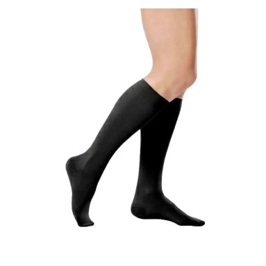 Гольфы компрессионные ELAST 0401 LUX с мыском IIкк (23-32 mmHg) Черный размер 3 Рост 1