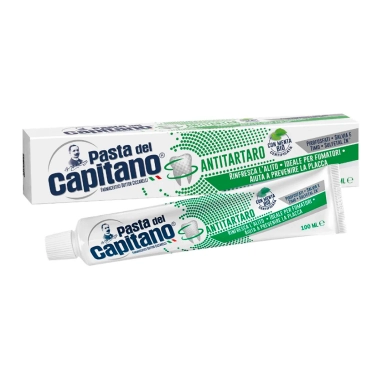 Pasta del Capitano Зубная паста с экстрактами тимьяна и шалфея для защиты от зубного камня ANTI-TARTAR PREVENTION TOOTHPASTE, 100 мл