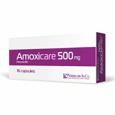 Амоксикар капсулы 500мг №8х2