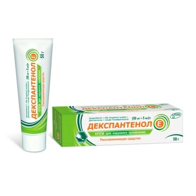 Декспантенол Е крем (50мг+5мг)/г 50г №1