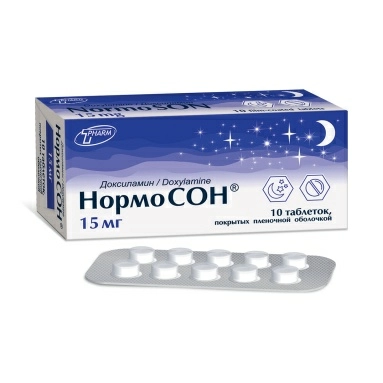 Нормосон таблетки п/о 15мг №10х1