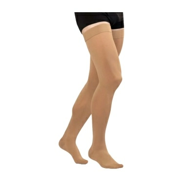 Чулки компрессионные ELAST 0402 LUX с мыском IIкк (23-32 mmHg) Карамель размер 4 Рост 2