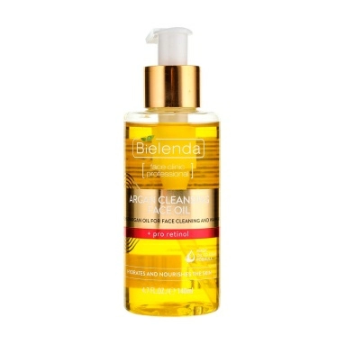 BIELENDA ARGAN CLEANSING FACE OIL Масло гидрофильное для умывания с про-ретинолом 140 мл