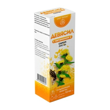 Девясил с витамином С сироп 200мл №1