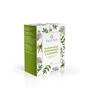 Валерианы корневища с корнями измельченное сырье 100г