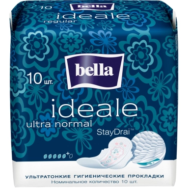 Bella Ideale Ultra Ультратонкие женские гигиенические впитывающие прокладки normal, 10 шт