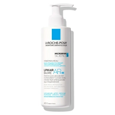 La Roche-Posay Lipikar AP+M Липидовосполняющий бальзам тройного действия для лица и тела, 400мл