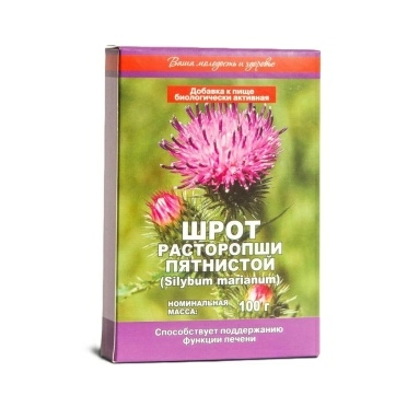 Шрот расторопши пятнистой 100г.