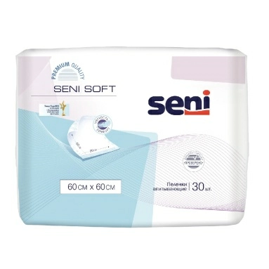 Seni soft Пеленки одноразовые (впитывающие) 60х60 30 шт