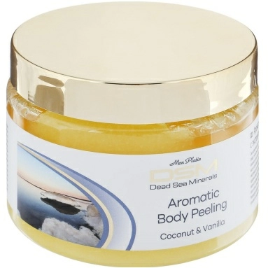 DSM Ароматический скраб для тела с экстрактом ванили и кокоса Mon Platin, 330мл