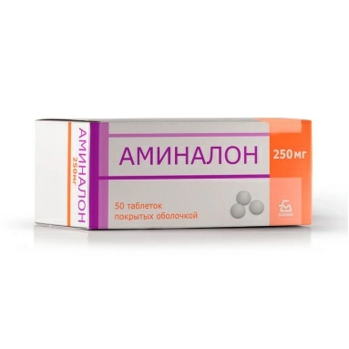 Аминалон таблетки п/о 250мг №10х5