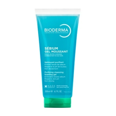 Bioderma Гель для лица очищающий Sebium 200 мл (туба)