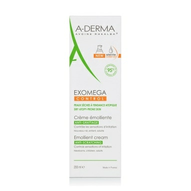A-DERMA EXOMEGA CONTROL Смягчающий крем для лица и тела 200 мл