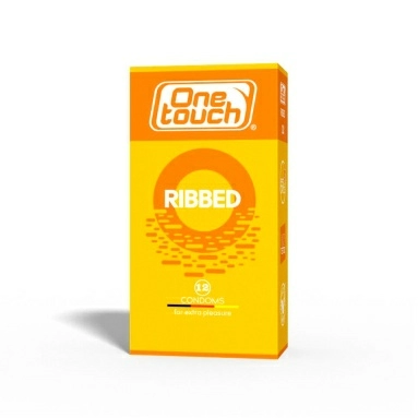 One Touch Ribbed Презервативы, 12 шт