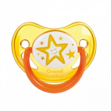 Canpol babies Пустышка-соска силиконовая (анатомическая 0-6 мес.), 22/500