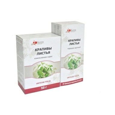 Крапивы листья измельченное сырье 50г