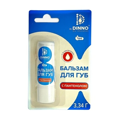 Dr.Dinno Бальзам для губ с пантенолом 3,34 г