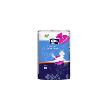 Bella Classic Nova Maxi (drainette) Прокладки женские гигиенические впитывающие 15 шт