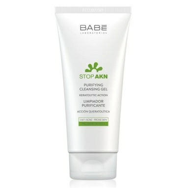 "LABORATORIOS BABE" Очищающий гель для умывания 200 мл/STOP AKN PURIFYING CLEANSING GEL 200 ml