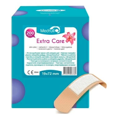 Пластыри Medrull "Extra Care" №200 (19х72мм)