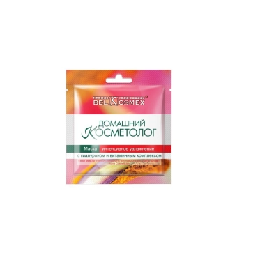 ДОМАШНИЙ КОСМЕТОЛОГ Маска интенсивное увлажнение с гиалуроном и вит. комплексом 26г