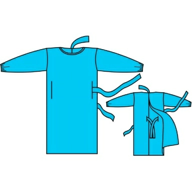 Халат хирургический однорозовый