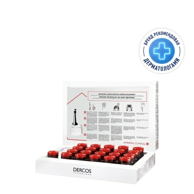 VICHY Dercos Technique Средство против выпадения волос широкого спектра действия для женщин "AMINEXIL INTENSIVE 5. WOMEN" 21 монодоза