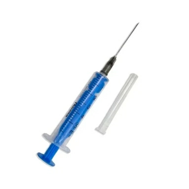 Шприц инъекц. CHIRANA ст. о/п двухкомпонентный 5мл Luer с иглой 0,70 x 35 мм (22Gx1 2/5") 
№100