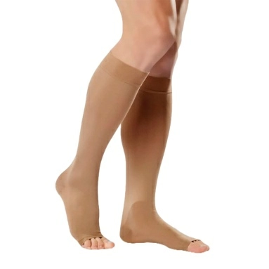 Гольфы компрессионные ELAST 0408 LUX без мыска IIкк (23-32 mmHg) Карамель размер 3 Рост 2