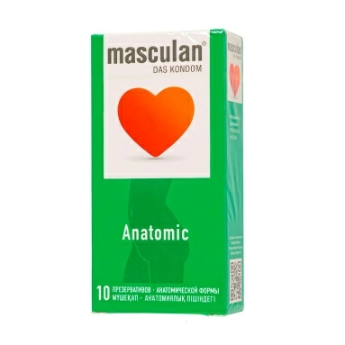 Презервативы "Masculan" (№10) Anatomic (анатомической формы)