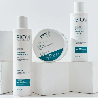 BIOVI Karite Бальзам питательный для сухих и поврежденных волос 200 мл