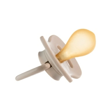 Сanpol babies Соска-пустышка латексная круглая, 1 шт., (блистр), (Nude), 0-6 мес. Арт.23/223_bei