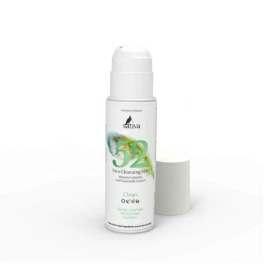 SATIVA Молочко для лица очищающее №52 (для всех типов кожи), 150мл