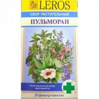 Пульморан сбор растительный в фильтр-пакетах 1,5г №20