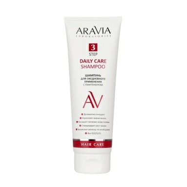 ARAVIA Laboratories Шампунь для ежедневного применения с пантенолом Daily Care Shampoo, 250 мл