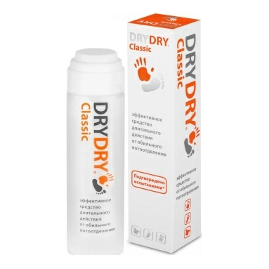 Эффективное средство длительного действия от обильного потоотделения "DRYDRY DE Classic "/"ДРАЙДРАЙ ДЕ Классик" , 35 мл.