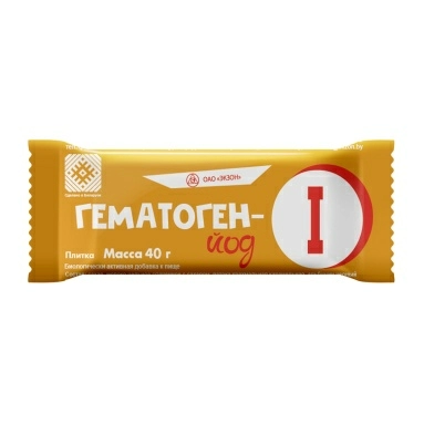 Гематоген-йод 40г