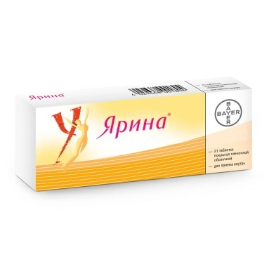 Ярина® таблетки п/о 3мг/0,03мг №21х1