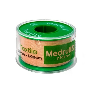 Пластырь Medrull Textile 2,5cм x 500cм (ролик)