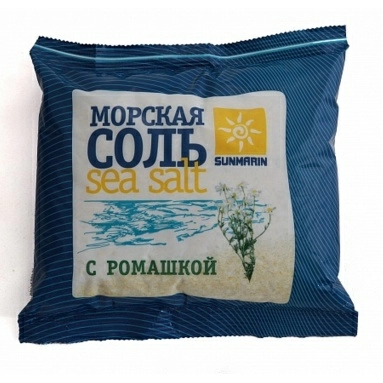 Соль "морская" природная д/ванн с экстрактом ромашки 1 кг