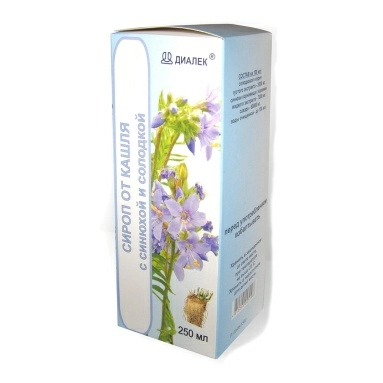 Сироп от кашля с синюхой и солодкой 250мл №1