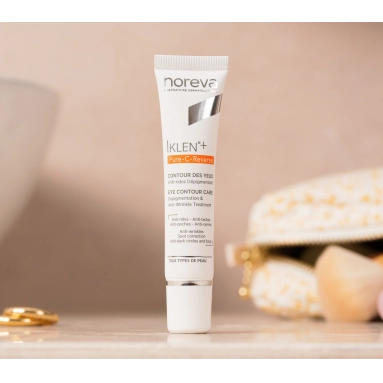 NOREVA ИКЛЕН+ [PURE-C-REVERSE] Регенерирующий крем для сияния кожи вокруг глаз, 15 мл