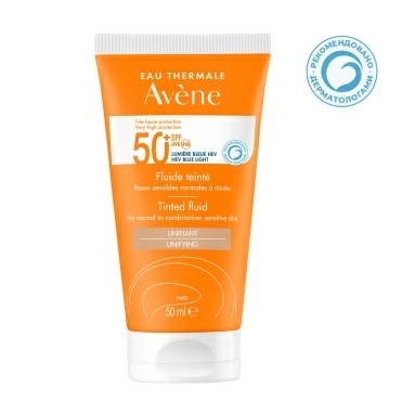 EAU THERMALE AVENE Cолнцезащитный флюид с оттенком SPF 50+ 50 мл