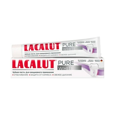 LACALUT PURE WHITE Зубная паста 75 мл