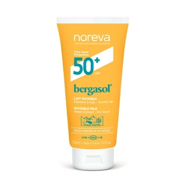 NOREVA БЕРГАСОЛ Солнцезащитное молочко SPF 50+, 150 мл